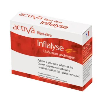 Bien-être Inflalyse Activa - boite de 30 gélules