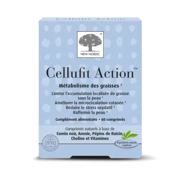 Cellufit action métabolisme des graisses New Nordic - boite de 60 comprimés