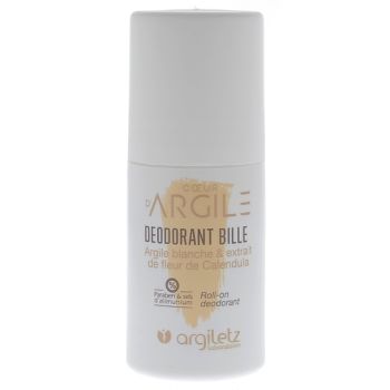 Coeur d'argile déodorant bille Argiletz - roll-on de 50 ml
