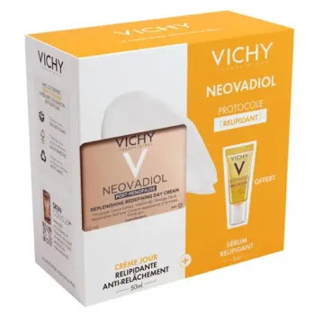 Coffret Neovadiol protocole post-ménopause relipidant Vichy - coffret de 2 produits