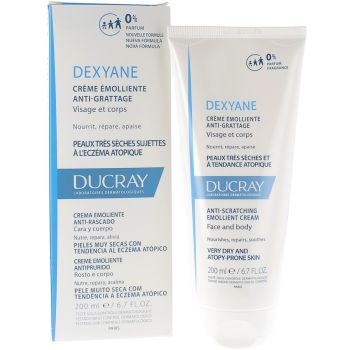 Cr&egrave;me &eacute;molliente Anti-Grattage Dexyane Ducray - tube de 200 ml