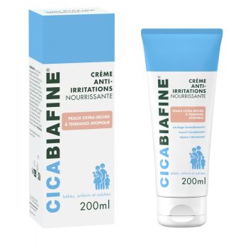 Crème corporelle anti-irritations hydratante Cicabiafine - tube de 200 ml