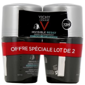Invisible Resist Déodorant homme dermo détranspirant Vichy
