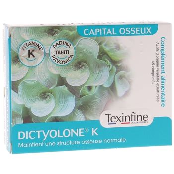 Dictyolone K Texinfine - boite de 45 comprimés