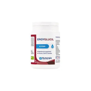 Ergyglucil glycémie Nutergia - boite de 60 gélules