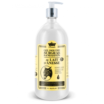 Gel douche surgras au lait d'ânesse Les petits bains de Provence