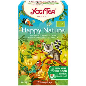 Happy Nature Infusion bio Yogi Tea - boite de 17 sachets