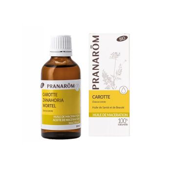 Huile de Macération BIO de Carotte Bio Pranarôm - flacon de 50 ml