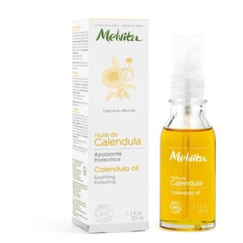 Huile de calendula bio Melvita - flacon pompe 50 ml