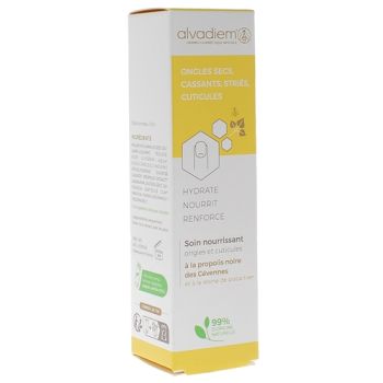 Soin nourrissant ongles et cuticules Alvadiem - tube pinceau de 10ml