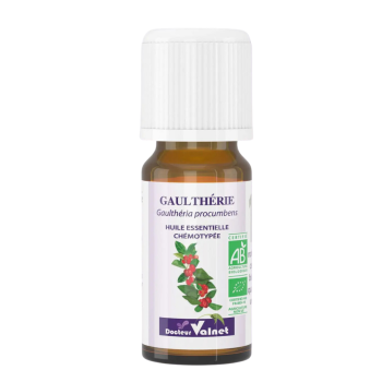 Huile essentielle Gaulterie Bio Dr Valnet - flacon de 10 ml