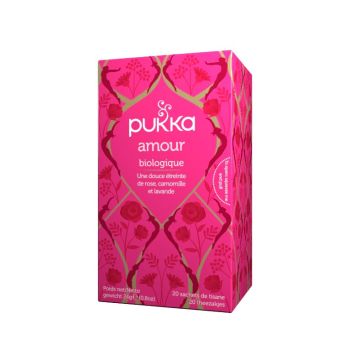 Infusion Amour (Love) BIO Pukka - boite de 20 sachets