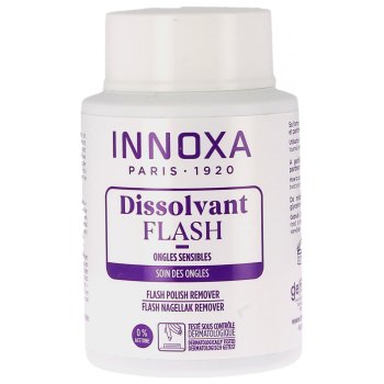Dissolvant flash express sans coton Innoxa - flacon de 75 ml