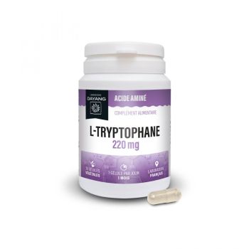 L-tryptophane 200mg Dayang - pot de 30 gélules