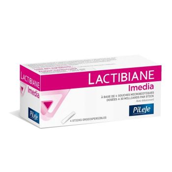 Lactibiane imedia microbiote Pileje - boite de 4 sticks orodispersibles