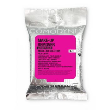 Lingettes Démaquillantes Hypoallergéniques Peaux Sensibles Comodynes - 20 lingettes