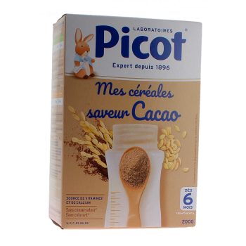Mes céréales saveur cacao Picot - boite de 200g