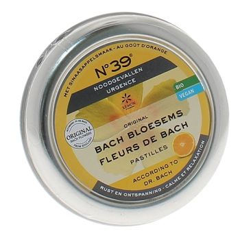 Pastilles urgence "calme et relaxation" Fleurs du Dr Bach Lemon pharma - Boîte de 45 g
