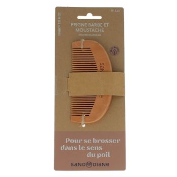 Peigne barbe et moustache Sanodiane - un peigne