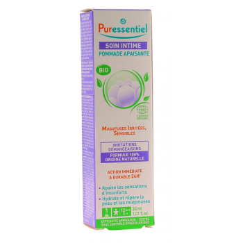 Pommade apaisante soin intime Puressentiel - tube de 30ml
