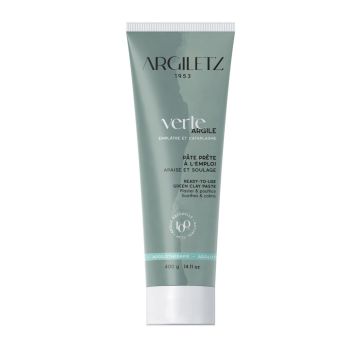 P&acirc;te argile verte pr&egrave;te &agrave; l'emploi Argiletz - tube de 400 g