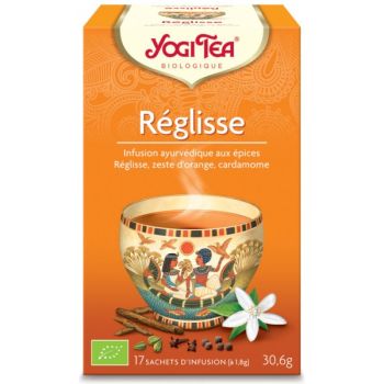 Réglisse BIO Yogi Tea - boite de 17 sachets 