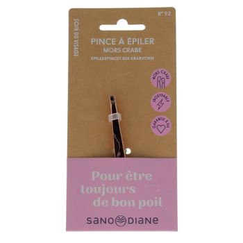 Pince à épiler mors crabe Sanodiane - 1 pince