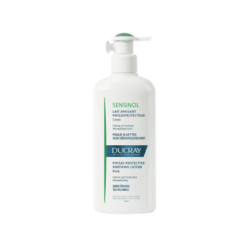 Sensinol lait apaisant corps Ducray - flacon pompe de 400 ml