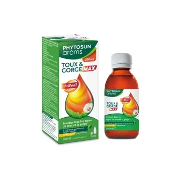 Sirop toux & gorge max Phytosun Aroms - flacon de 200ml