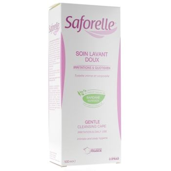 Soin lavant doux toilette intime et corporelle Saforelle - tube de 500 ml