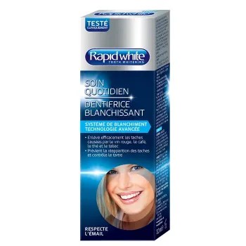 Soin quotidien dentifrice blanchissant Rapid White - tube de 100 ml