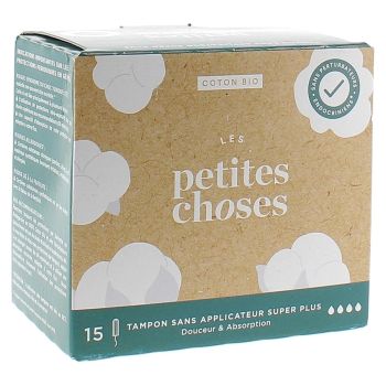 Tampon sans applicateur super plus Les Petites Choses - Boite de 15 tampons