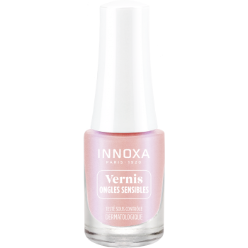 Vernis à ongles hypoallergénique Rose Bleuté 102 Innoxa - flacon de 5ml