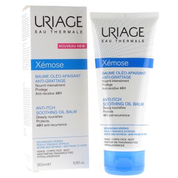 Xémose Baume oléo-apaisant anti-grattage Uriage - tube de 200 ml