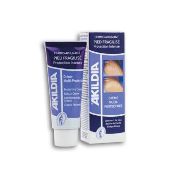 Crème multi-protectrice Akildia pied diabétique - tube de 75 ml