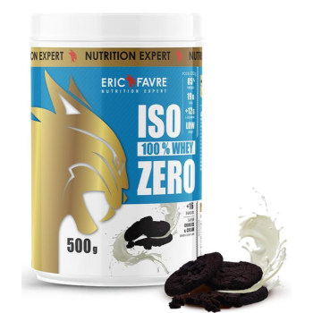 Iso zero 100% whey cookies & cream Eric Favre - pot de 500g