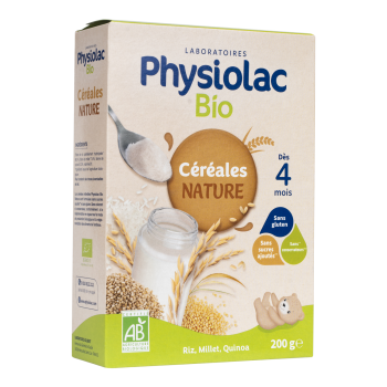 Céréales Bio Physiolac - Boite de 200 g