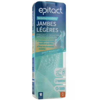 Semelles invisibles jambes légères taille 36/38 Epitact - une paire de semelles