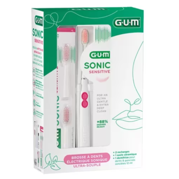 Sonic sensitive brosse à dents électrique sonique ultra-souple Gum - 4 produits 