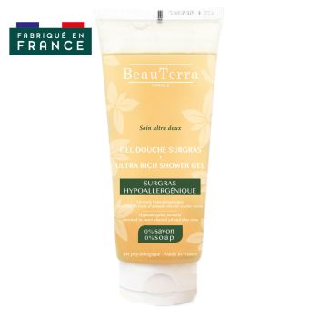 Gel Douche Surgras hypoallergénique Beauterra - tube de 200ml