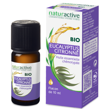 Huile essentielle de Eucalyptus citronné BIO Naturactive - flacon de 10 ml