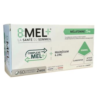 8:Mel+ la santé du sommeil mélatonine 1mg Menarini
