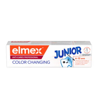 Anti-caries professional junior 6/12 ans color changing dentifrice Elmex
