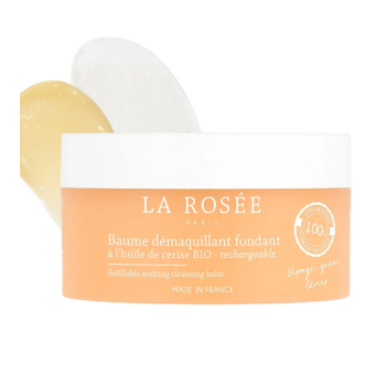 Baume démaquillant fondant rechargeable La Rosée - pot de 90ml
