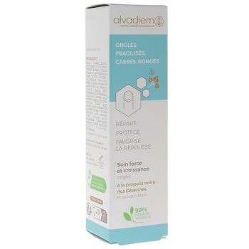 Soin force et croissance ongles Alvadiem - tube pinceau de 10ml