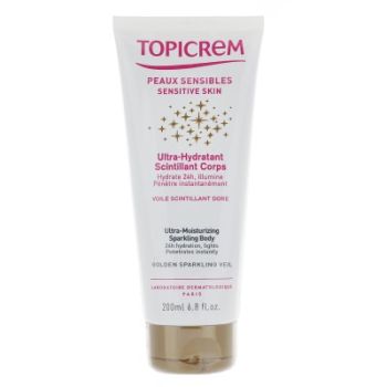 Ultra-Hydratant scintillant corps Topicrem - tube de 200 ml