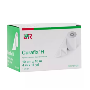Curafix H sparadrap non-tissé extensible Lohmann & Rauscher - une bande 10cm x 10m 