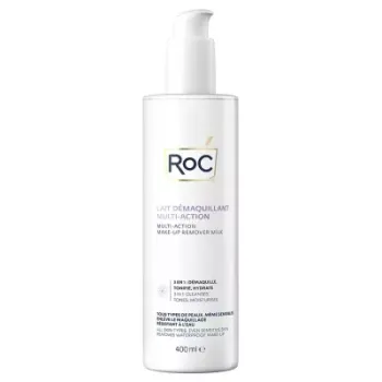 Lait d&eacute;maquillant multi-action RoC - flacon-pompe de 400ml