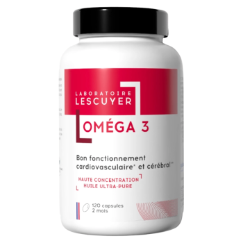 Oméga 3 Lescuyer - pot de 60 capsules 