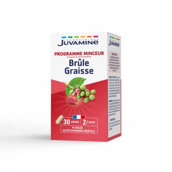 Programme minceur brûle graisse Juvamine - Boite de 30 gélules